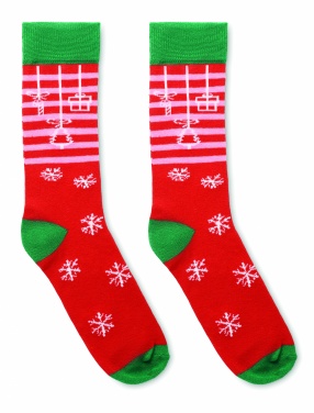 Logo trade promotional merchandise photo of: Pair of Christmas socks L